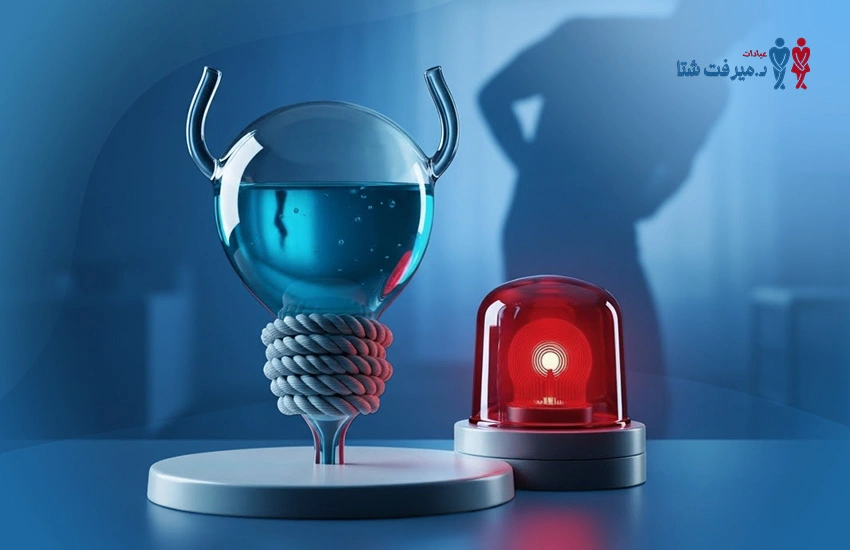 أضرار احتباس البول